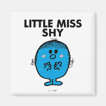 Little Miss Shy Classic Fridge Magnets