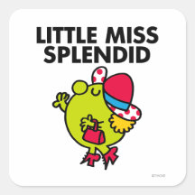 Little Miss Splendid Classic Sticker