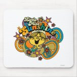 Little Miss Sunshine Floral Swirls Mousepads