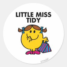 Little Miss Tidy Classic Sticker
