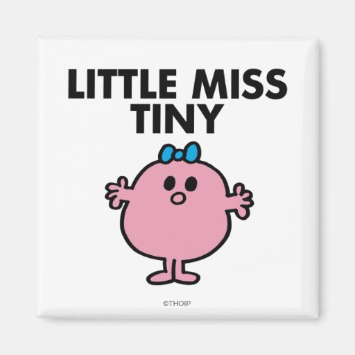 Little Miss Tiny Classic Refrigerator Magnet