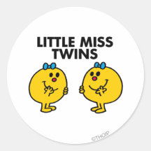 Little Miss Twins Classic Stickers