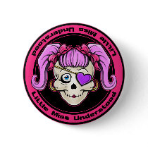 Little Miss Understood Design Pins