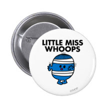 Little Miss Whoops Classic Pinback Buttons