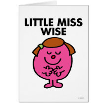 Little Miss Wise Classic Greeting Cards