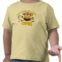 Little Monkey 1st Birthday Boy Toddler T-shirt