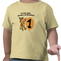 Little Monkey 1st Birthday Tshirts and Gifts