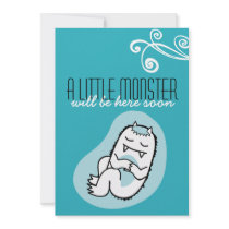 Little Monster Baby Shower Invitation (boy)