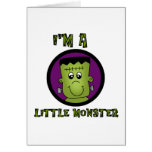Little Monster Halloween Tshirts and gifts Greeting Card