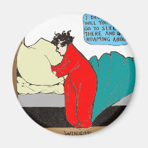 "Little Nemo" in Bed Fridge Magnets