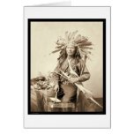 Little, Oglala Leader at Wounded Knee SD 1890 Greeting Cards