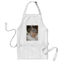 LIttle Old Woman Asleep under hair dryer Apron