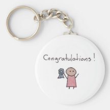 Little One congratulations keychain