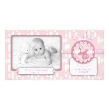 Little One Girl Photo Card