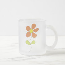Little Orange Flower mugs