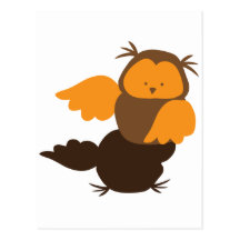 Little Owl cutie Showoff Postcards