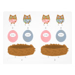 Little Owls Playset Personalized Letterhead