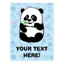 Little Panda Boy [personalize] postcards
