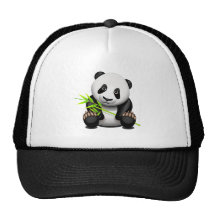 Little panda mesh hat