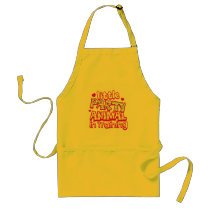 Little Party Animal In Training Baby Apron