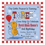 Little Peanut 3rd Birthday Invite
