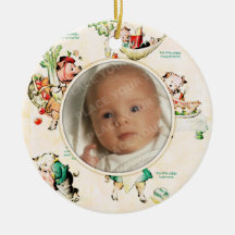 Little Piggies Keepsake Photo Ornament