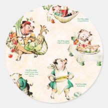 Little Piggies Sticker