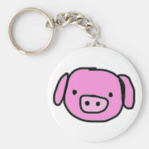 Little piggy keychain nyckelringar