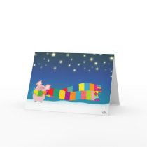 Little Pig's Christmas greeting card