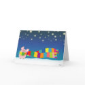 Little Pig's Christmas greeting card