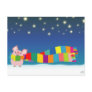 Little Pig's Christmas postcard