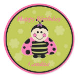 Little Pink Ladybug Sticker