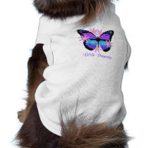 Little Princess Butterfly Doggie Ribbed Tank Top Doggie T Shirt