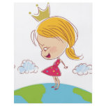 Little princess cartoon flyers