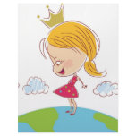Little princess cartoon letterhead