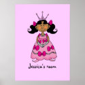 Little princess room (black hair) posters