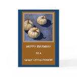 LITTLE PUMPKIN BIRTHDAY CARD
