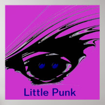 Little Punk Pink Poster