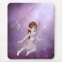 Little Purple Fairy - Fantasy Mousepad