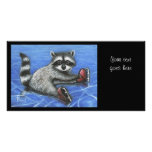 Little raccoon photo cards