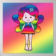 Little Rainbow Fairy Poster
