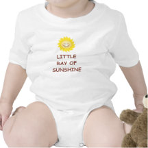 Little ray of sunshine child shirt
