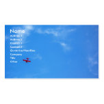 Little Red Airplane Business Card Template