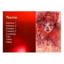 LITTLE RED CLOWN BUSINESS CARD TEMPLATES