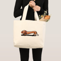 Little Red Doxie Canvas Bags