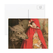 Little Red Riding Hood by Jessie Willcox Smith Postcard