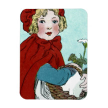 Little Red Riding Hood Rectangle Magnets