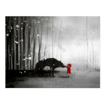 Little Red Riding Hood ~ The First Touch Post Cards