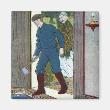 Little Red Riding Hood: The Woodman Magnets