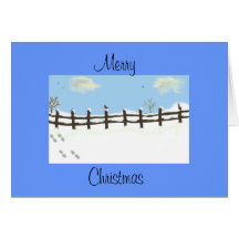 Little Red Robin Greeting Card